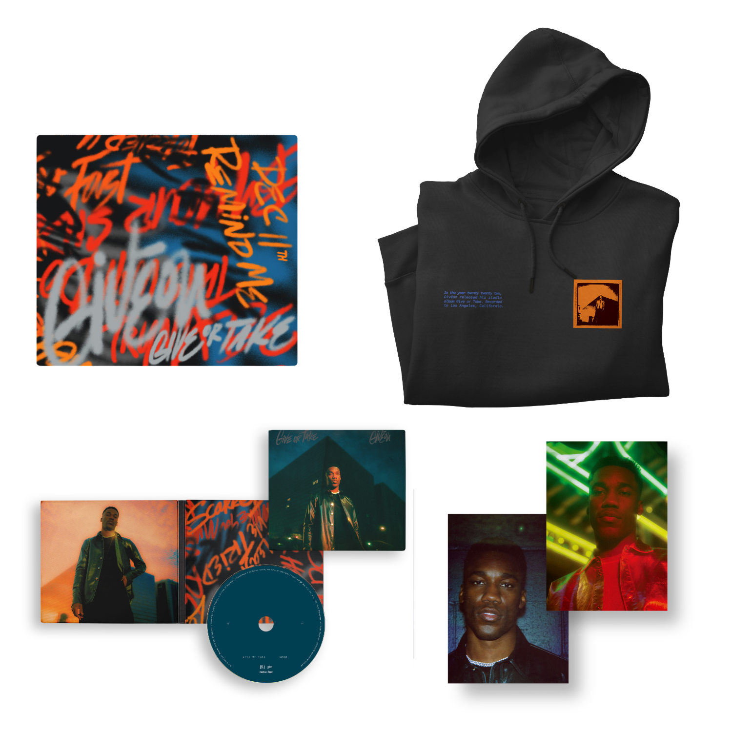 black hoodie box set